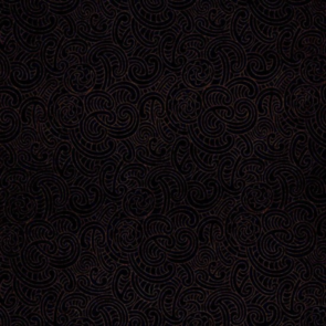 Nutex Kiwiana Fabric - Ponga Koru- Black