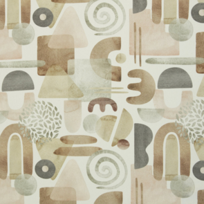 Swafing Wilma Geometric Pattern Cotton Canvas 200gsm