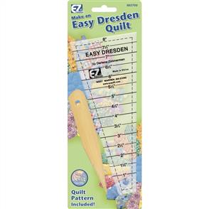 EZ Quilting Dresden Quilting Ruler 1" - 7-1/2"