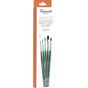 Tintoretto 9004 - Essentials Set - Oil & Acrylic - Dense Colour