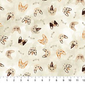Northcott * 90290-11 BEIGE MULTI