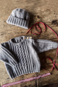 Lisa F BC149 Whitlet Sweater and Hat - Knitting Pattern / Kit
