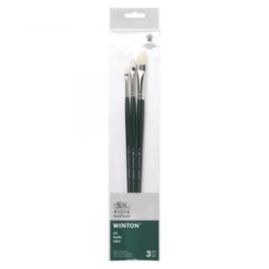 Winsor & Newton Winton Oil Brush Set/3 Lh V1