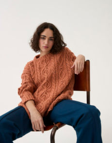 Sirdar 10785 Cable Jumper - Knitting Pattern / Kit