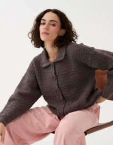 Sirdar 10782 Collared Cardigan - Knitting Pattern / Kit