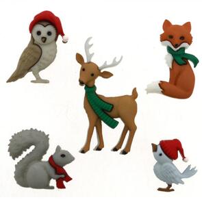 Dress It Up Embellishments - Woodland Holiday