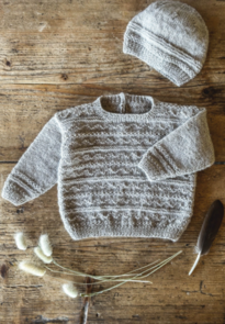 Lisa F BC148 Raine Sweater and Hat - Knitting Pattern / Kit