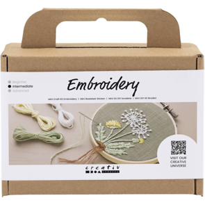 Creativ Company Mini Craft Kit - Embroidery, Embroidery Frame