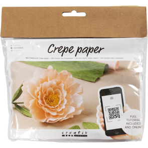 Creativ Company Mini Craft Kit - Crepe Paper, Peony