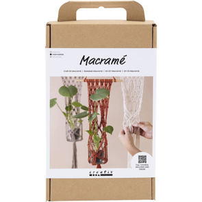 Creativ Company Craft Kit - Macramé, Flower Hanger
