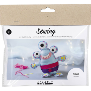 Creativ Company Mini Craft Kit - Sewing, Felt Monster