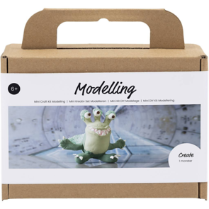 Creativ Company Mini Craft Kit - Modelling, Monster Lulu