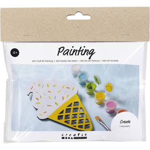 Creativ Company Mini Craft Kit - Painting, Ice Cream Cone
