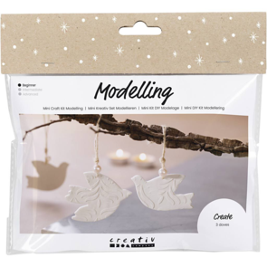 Creativ Company Mini Craft Kit - Modelling, Doves