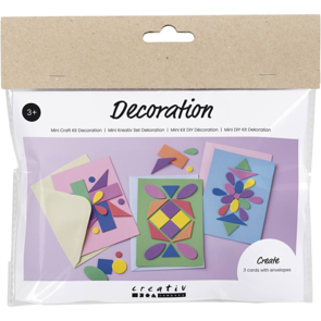 Creativ Company Mini Craft Kit - Decoration, Decorated Cards