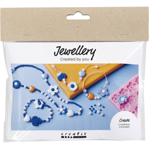 Creativ Company Mini Craft Kit Jewellery, Flowers, Assorted Colours