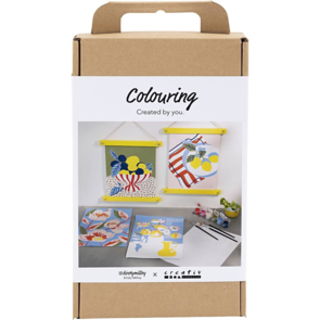 Creativ Company Craft Kit - Paint By Numbers, Acrylic Paint