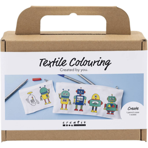 Creativ Company Mini Craft Kit - Textile Decoration, Robot
