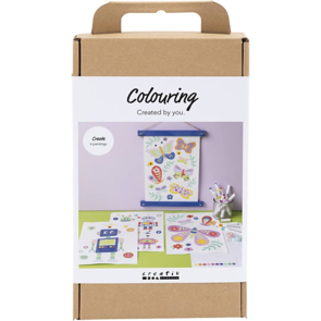 Creativ Company Craft Kit - Colouring, Butterfly & Robot