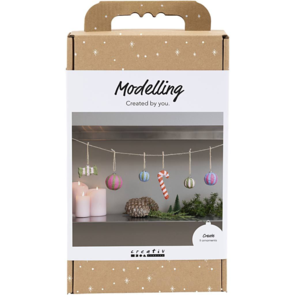 Creativ Company Craft Kit - Modelling, Christmas Figures