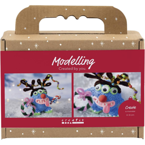 Creativ Company Mini Craft Kit Modelling - Reindeer Monster