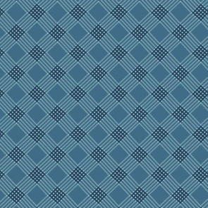 Laundry Basket Quilts Special Delivery -  Deep Denim Tea Towel