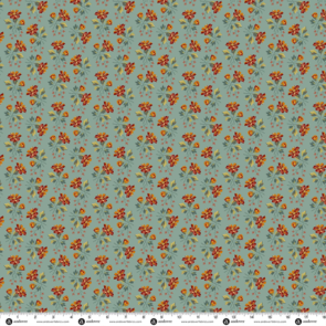 Laundry Basket Quilts Secret Stash Favorites -Blue Willow || Wildflower - Seafoam