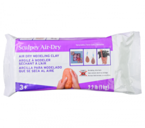 Sculpey Air Dry Clay 1kg - Terracotta