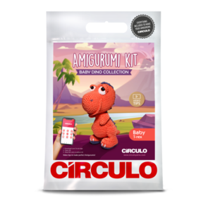 Circulo Amigurumi Kit (BABY DINOS) Baby T-Rex