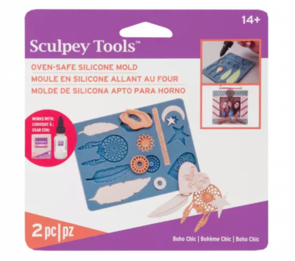 Sculpey Silicone Bakeable Mold - Boho Chic