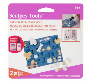 Sculpey Oven Safe Silicone Mold - Pet/Baby