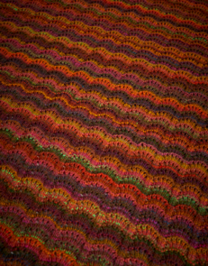 Sirdar Knitting Pattern / Kit - Jewelspun #10723 Rippling Meadow Blanket