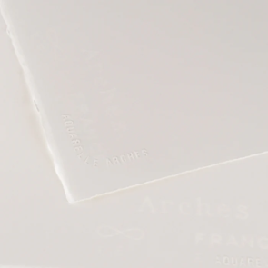 Arches Watercolour Paper Natural White, Hot Pressed, 56x76cm