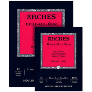 Arches Oil Pad Cold Pressed 300gsm 12sheet