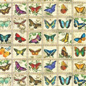 Robert Kaufman RK Studio LIBRARY OF RARITIES ATXD-19598-200 VINTAGE