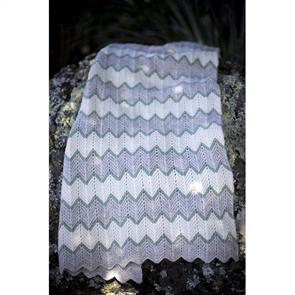 Lisa F Baby Cakes BC10 Zig Zag Stripe Blanket - Knitting Pattern / Kit