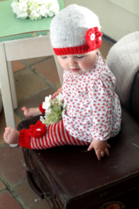 Lisa F BC34 - Anna Rose Hat & Leggings - Knitting Pattern / Kit