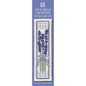 Textile Heritage Bookmark Cross Stitch Kit - Victorian Lavender