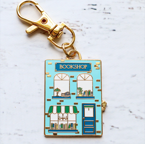 Flamingo Toes Enamel Charm - Bookshop Main Street