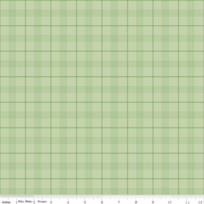 Riley Blake Peter Rabbit & friends -  Plaid - Fern