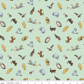 Riley Blake Winnie The Pooh -  Characters Green