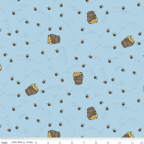 Riley Blake Winnie The Pooh -  Bees Blue