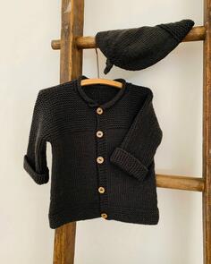 The Kiwi Stitch & Knit Co Jessie Jacket and Hat  0-3 years - Knitting Pattern / Kit