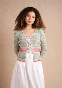 Rowan Knitting Pattern / Kit - Summerlite DK - Cappuccino Cardigan