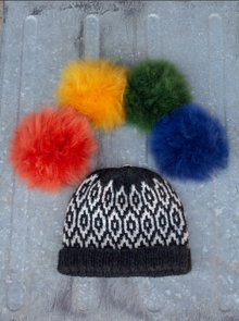 TOFT Interchangeable Coloured Alpaca Pom Poms