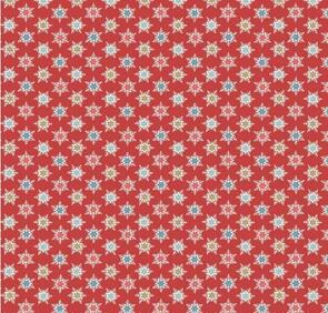 Liberty Woodland Christmas - Forest Star Red