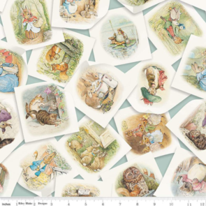 Riley Blake Peter Rabbit & friends -  Main - Blue