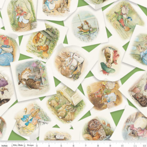 Riley Blake Peter Rabbit & friends -  Main - Green