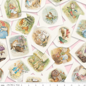 Riley Blake Peter Rabbit & friends -  Main - Pink