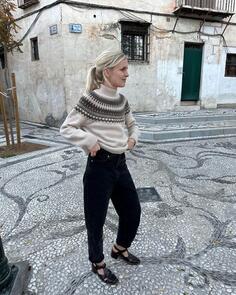 Petite Knit Celeste Sweater - Knitting Pattern / Kit